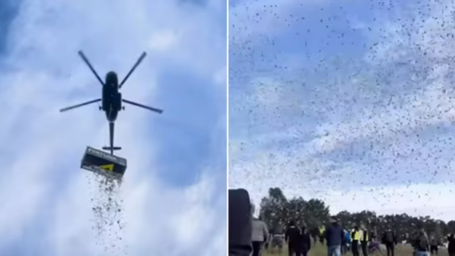 Czech Influencer’s Million Dollar Helicopter Drop